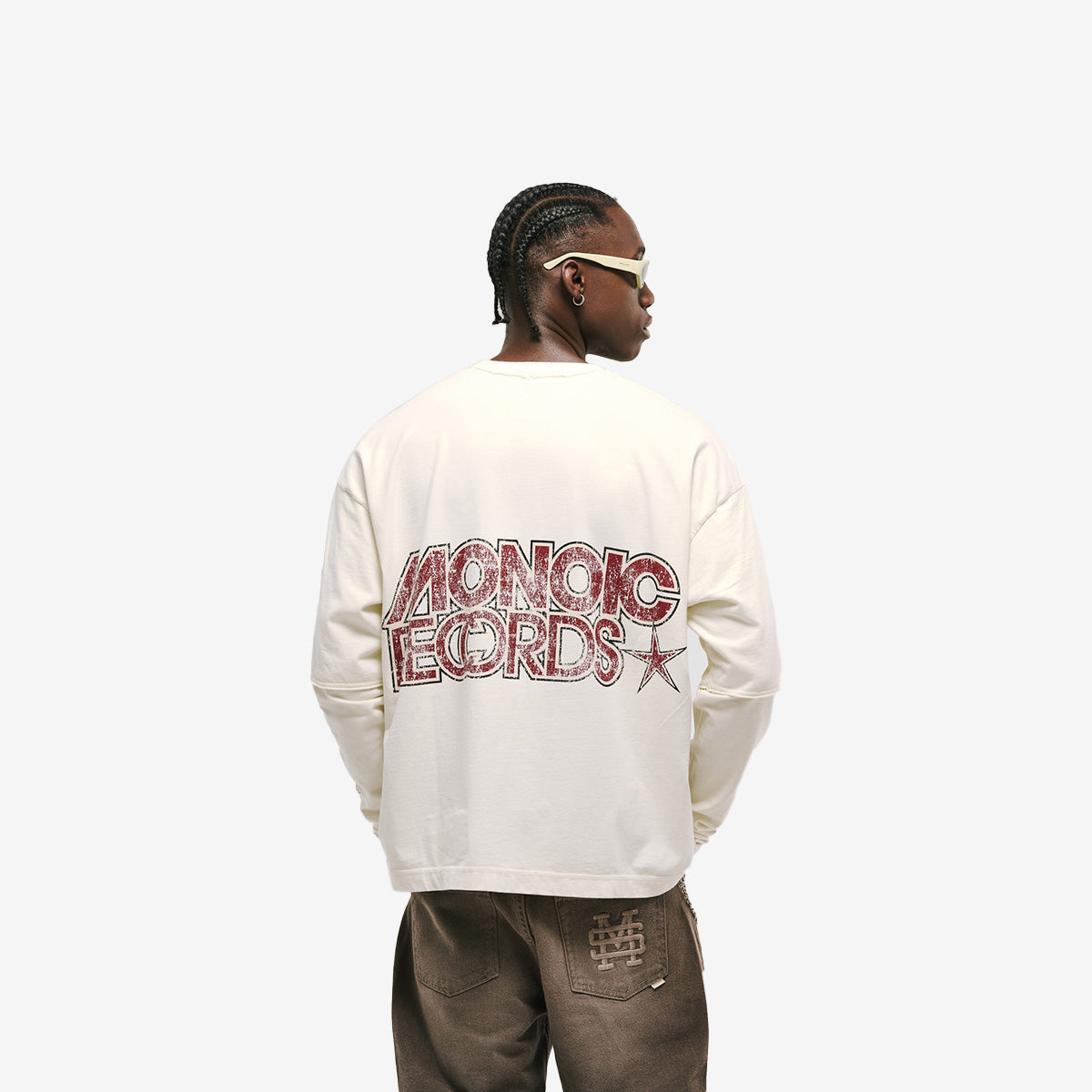 Camiseta Doble Manga Stars – Off White