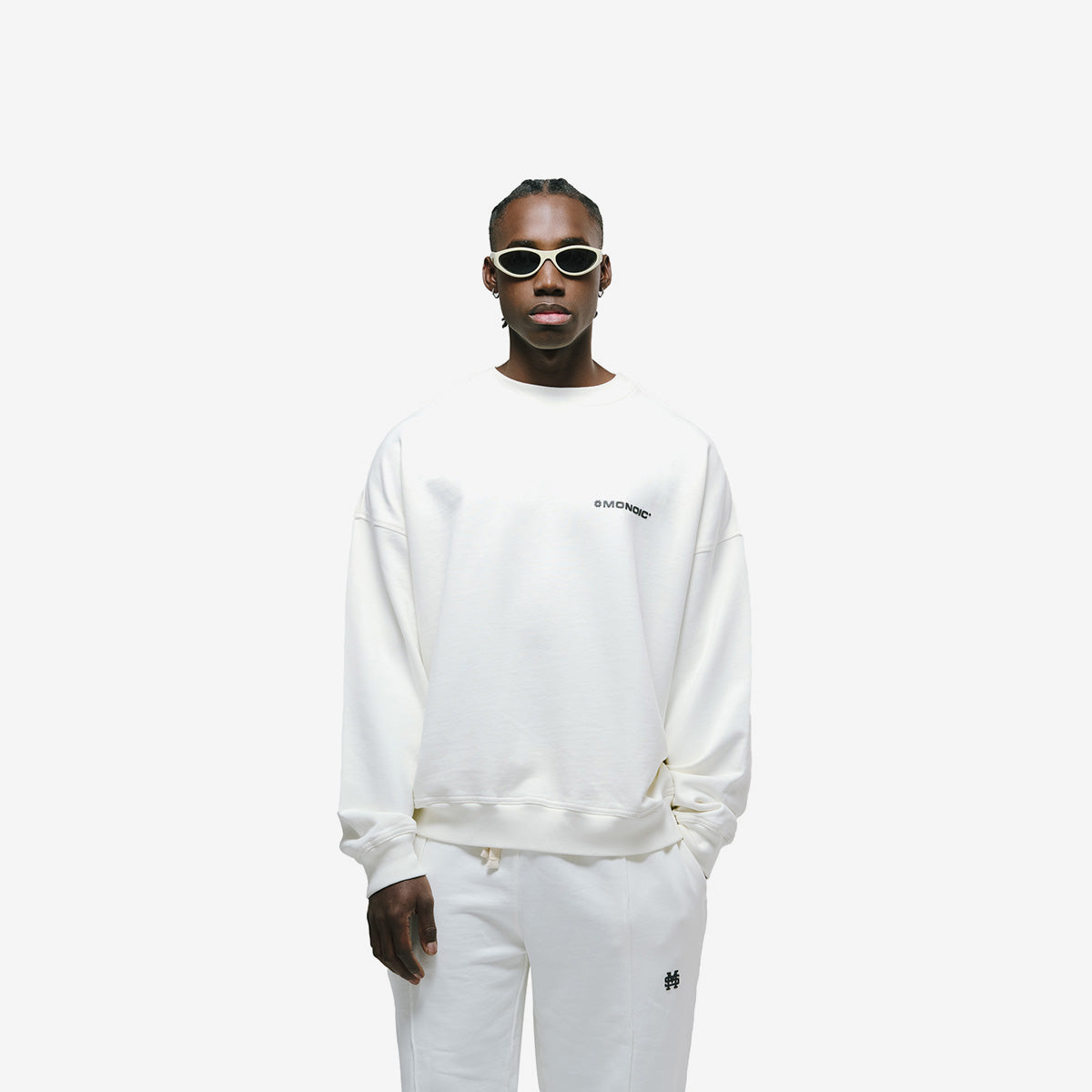 Monoic Crewneck V3- Off White
