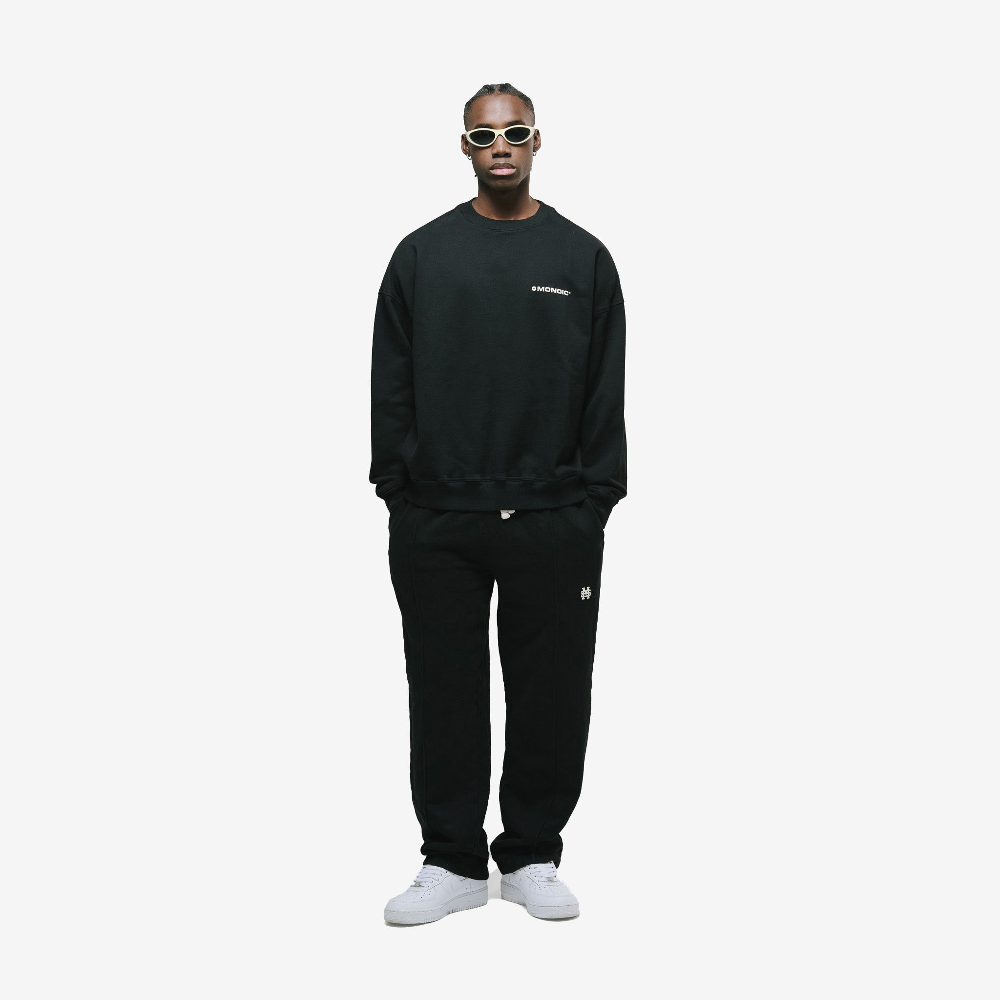 Monoic Crewneck V3- Negro Oscuro