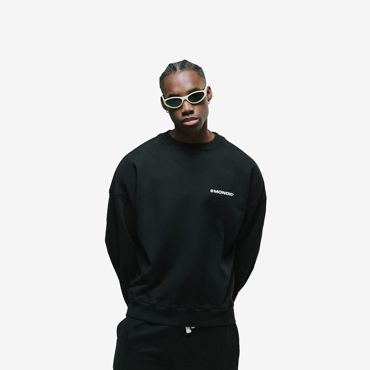 Monoic Crewneck V3- Negro Oscuro
