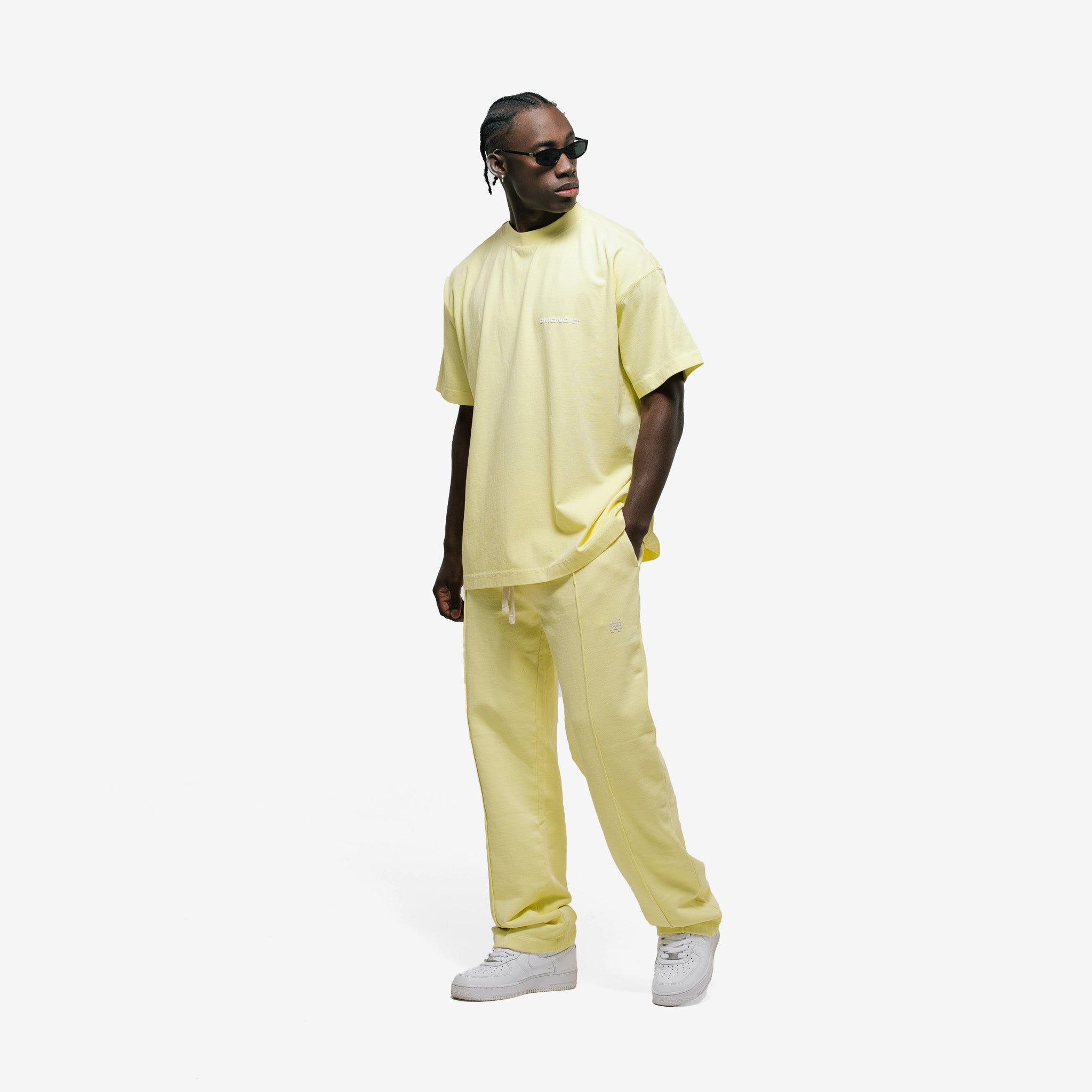 Monoic Camiseta Oversized Básica V3 - Amarillo