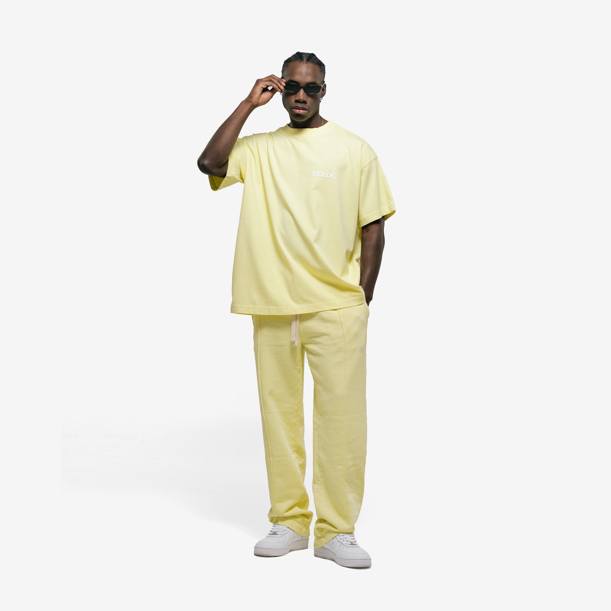 Monoic Camiseta Oversized Básica V3 - Amarillo