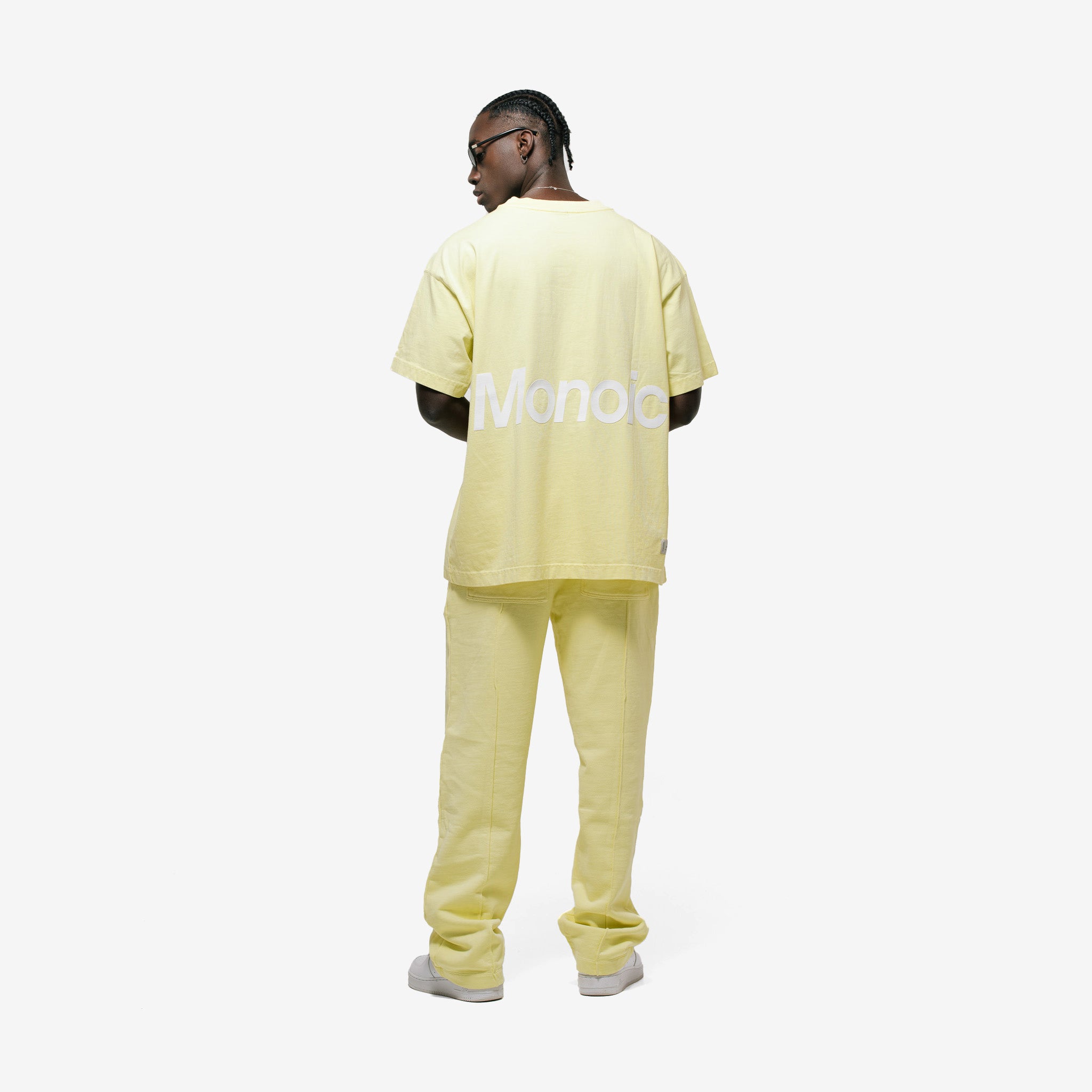Monoic Camiseta Logo Oversized V3 - Amarillo