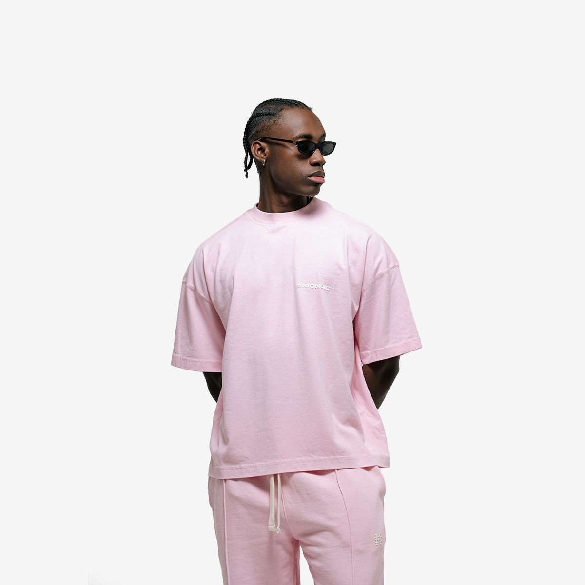 Monoic Camiseta Boxy Fit Básica V3 - Rosado