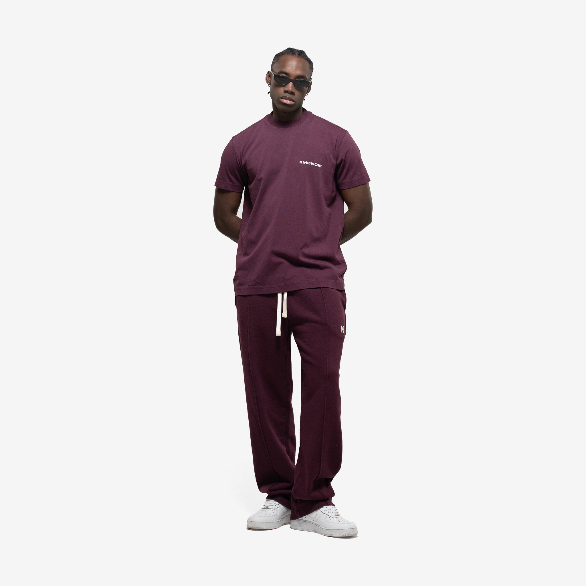 Camiseta Regular Fit Básica V3 - Vino Tinto | Broken Chains