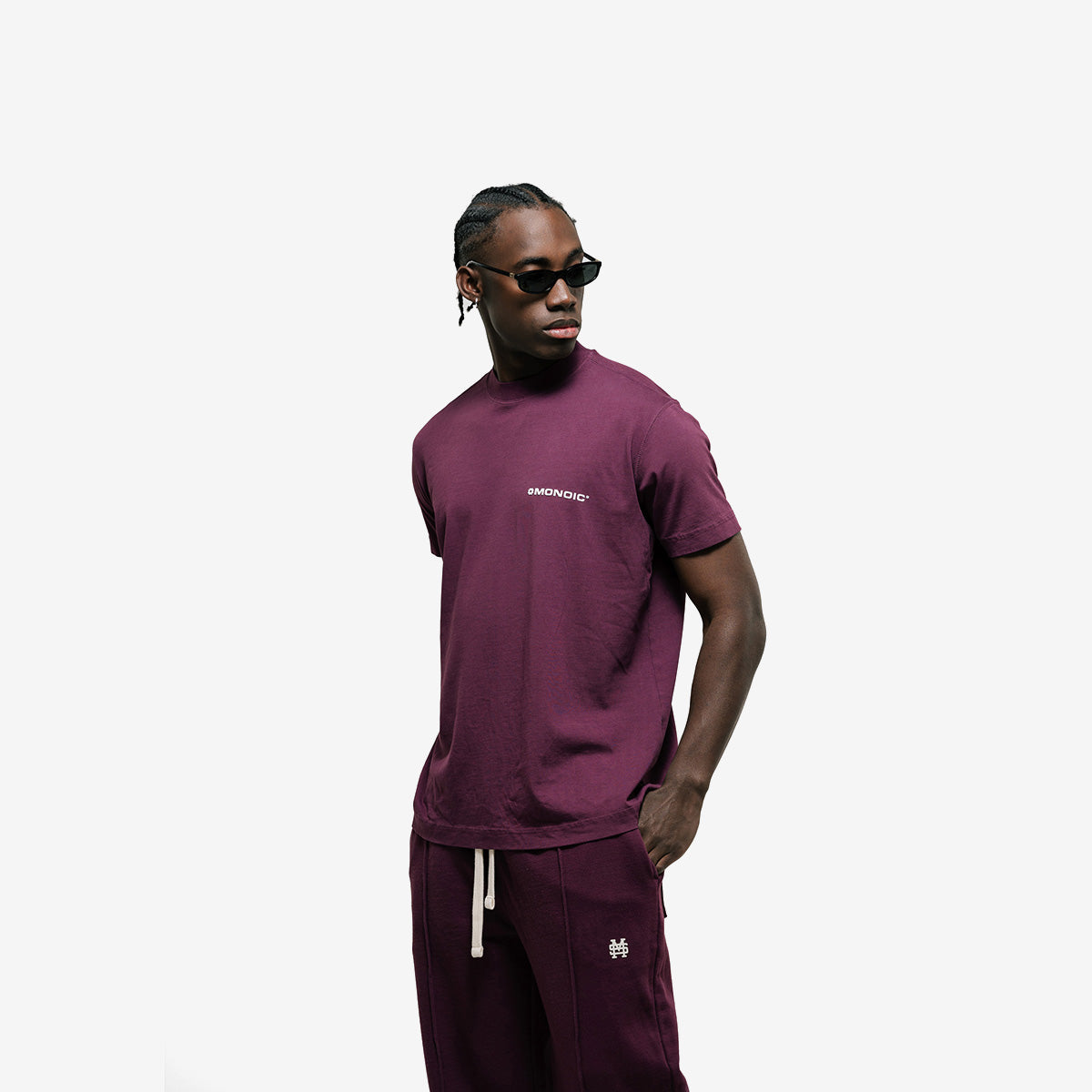 Camiseta Regular Fit Básica V3 - Vino Tinto