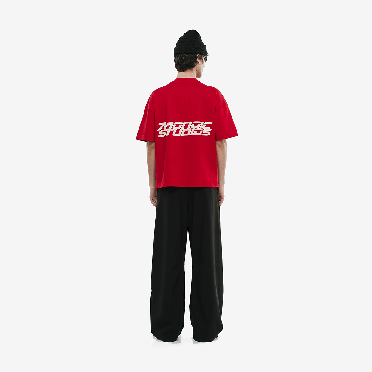 Monoic Camiseta Boxy Fit Speed Pompeian Red
