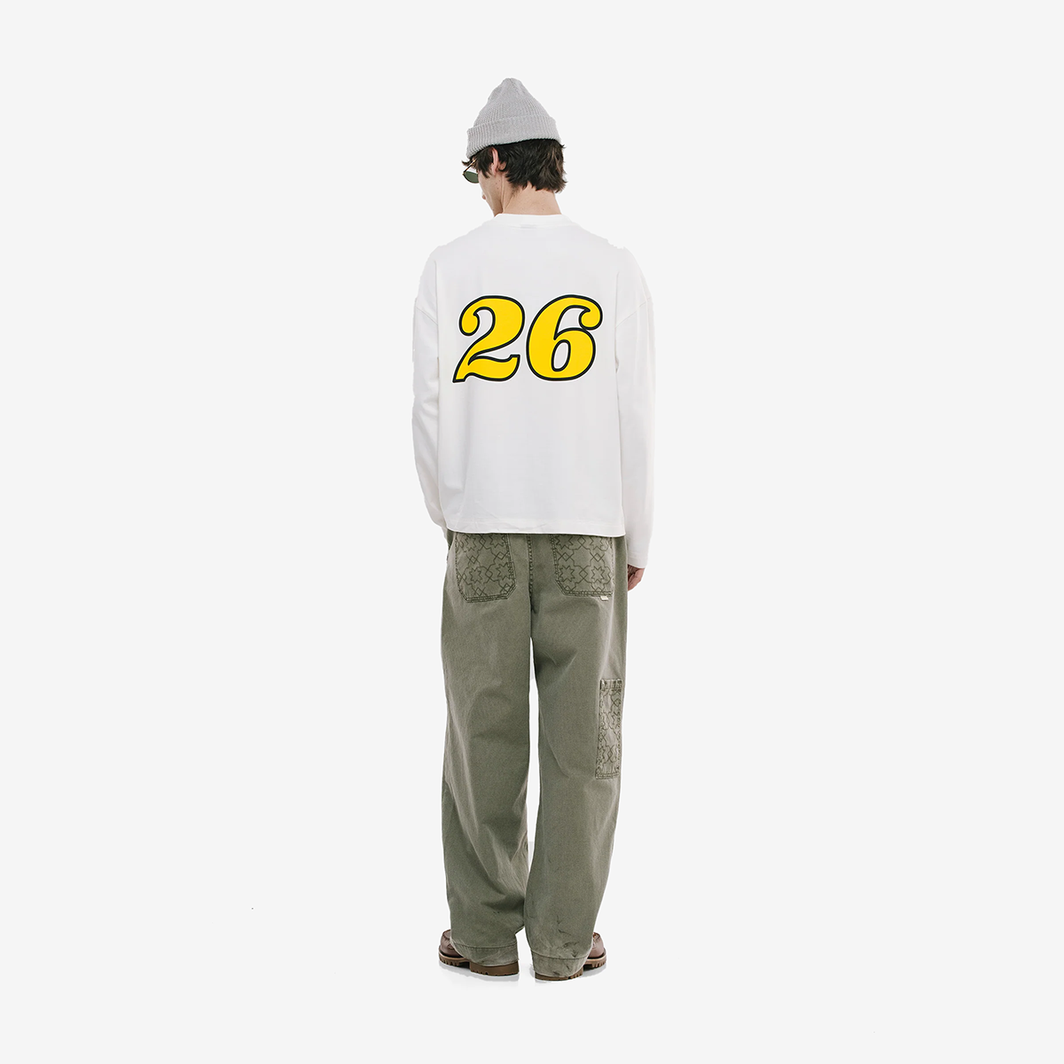 Monoic Camiseta Boxy Fit Long-Sleeve 26 Cloud Dancer (Exclusive)