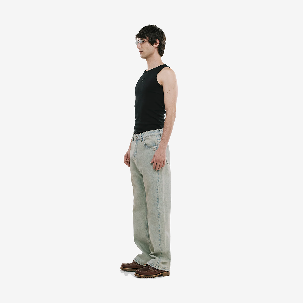 Monoic Straight Fit Rally Jeans - Dust Wash