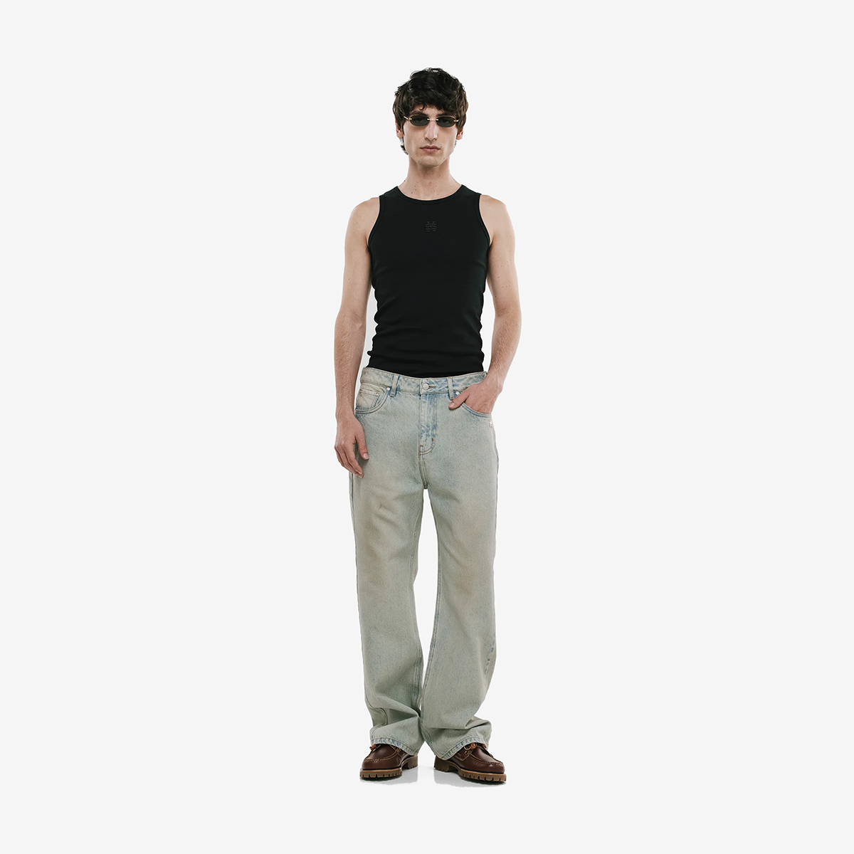 Monoic Straight Fit Rally Jeans - Dust Wash