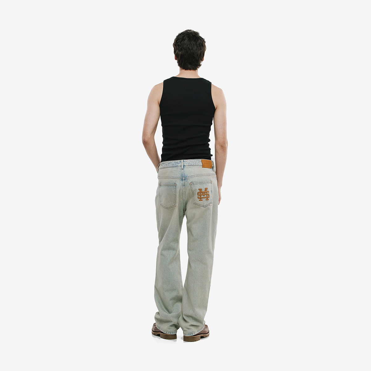 Monoic Straight Fit Rally Jeans - Dust Wash