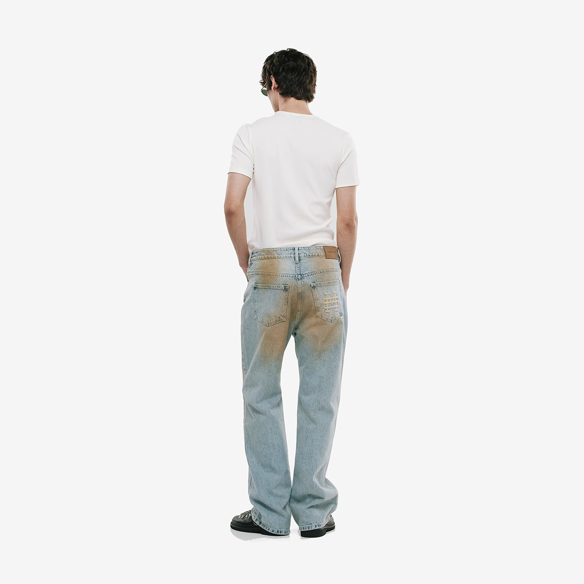 Monoic Straight Fit Rally Jeans  Dirty Blue