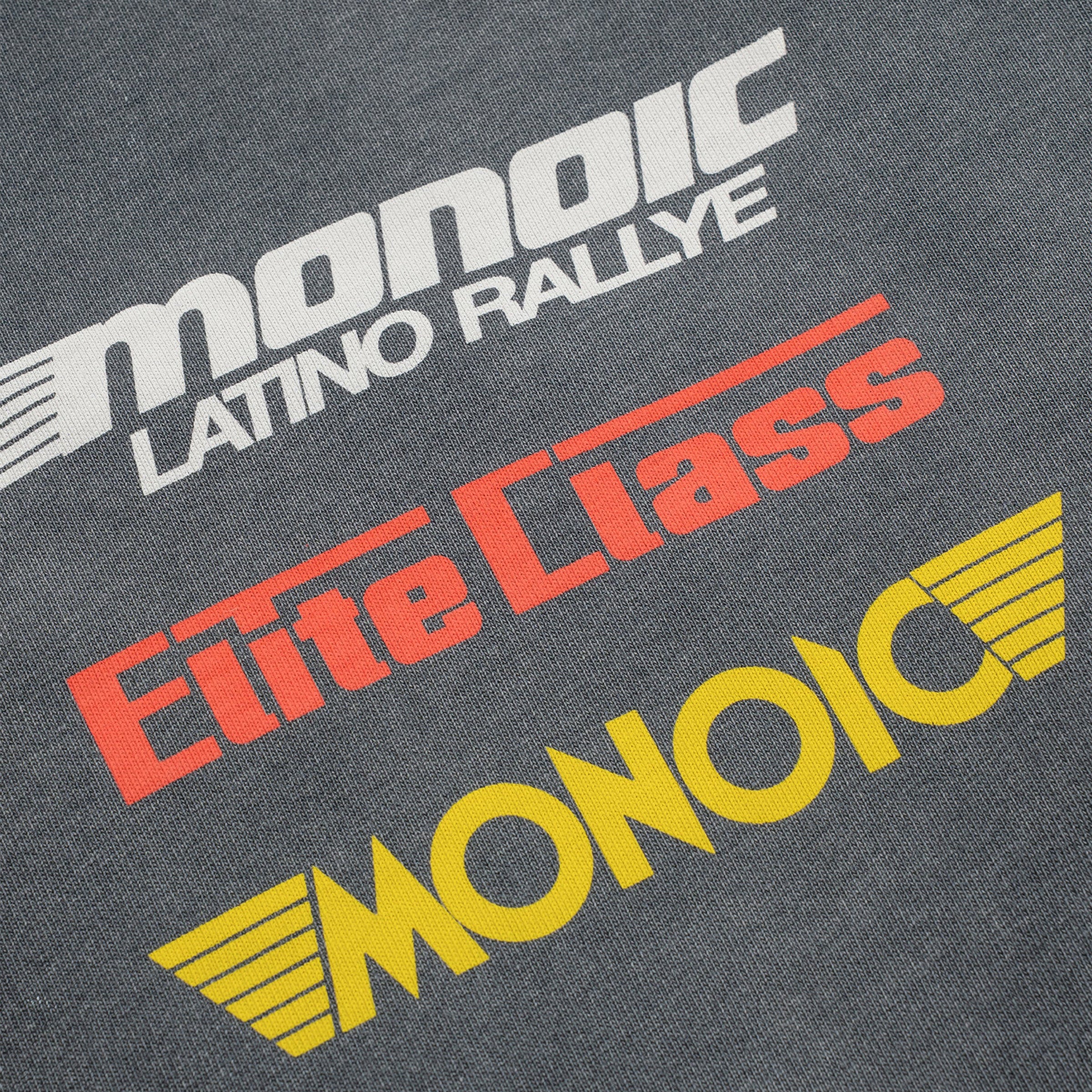 Monoic Camiseta Oversized Elite 'Negro Desgastado'