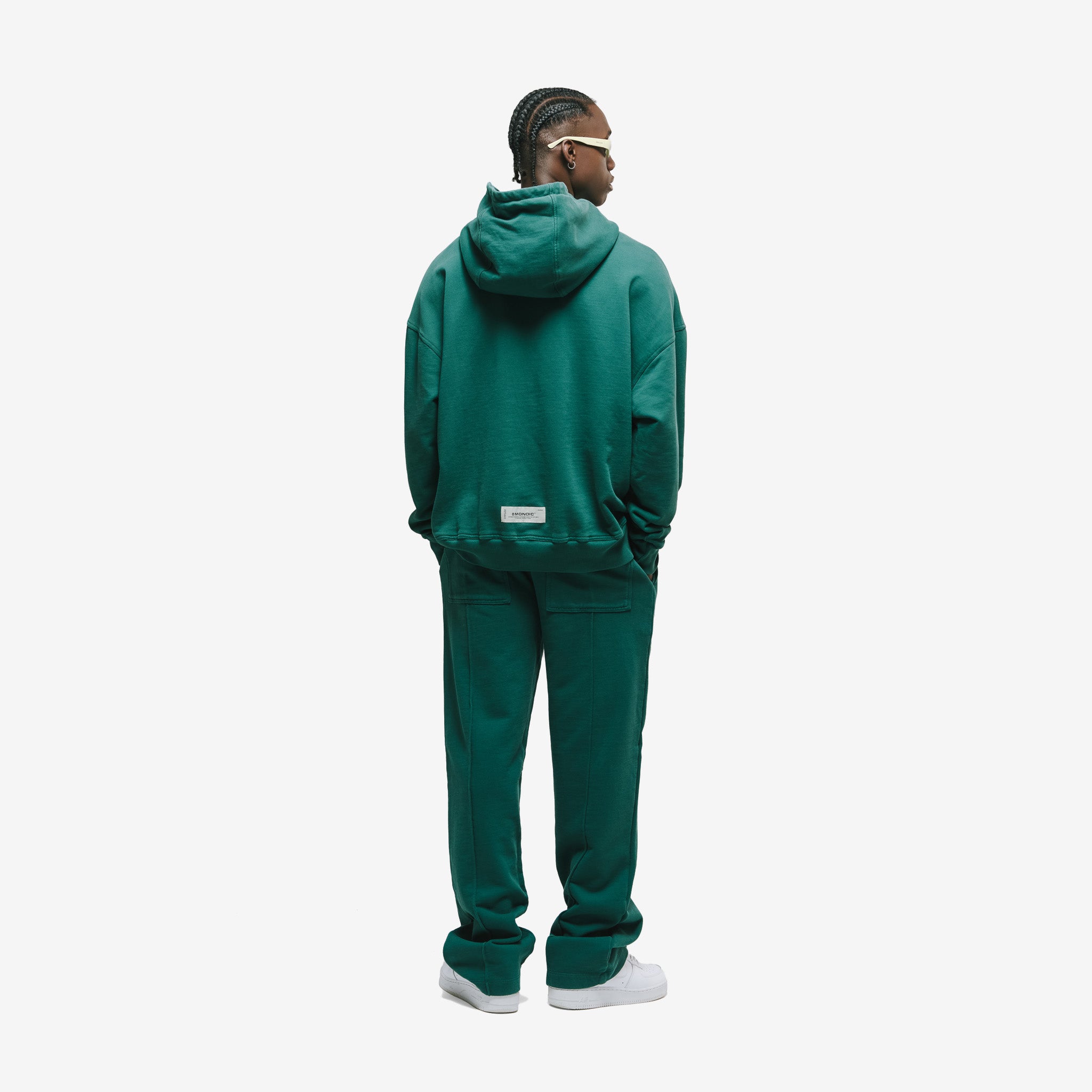 Monoic Hoodie Oversized Básico V4 - Forest Green