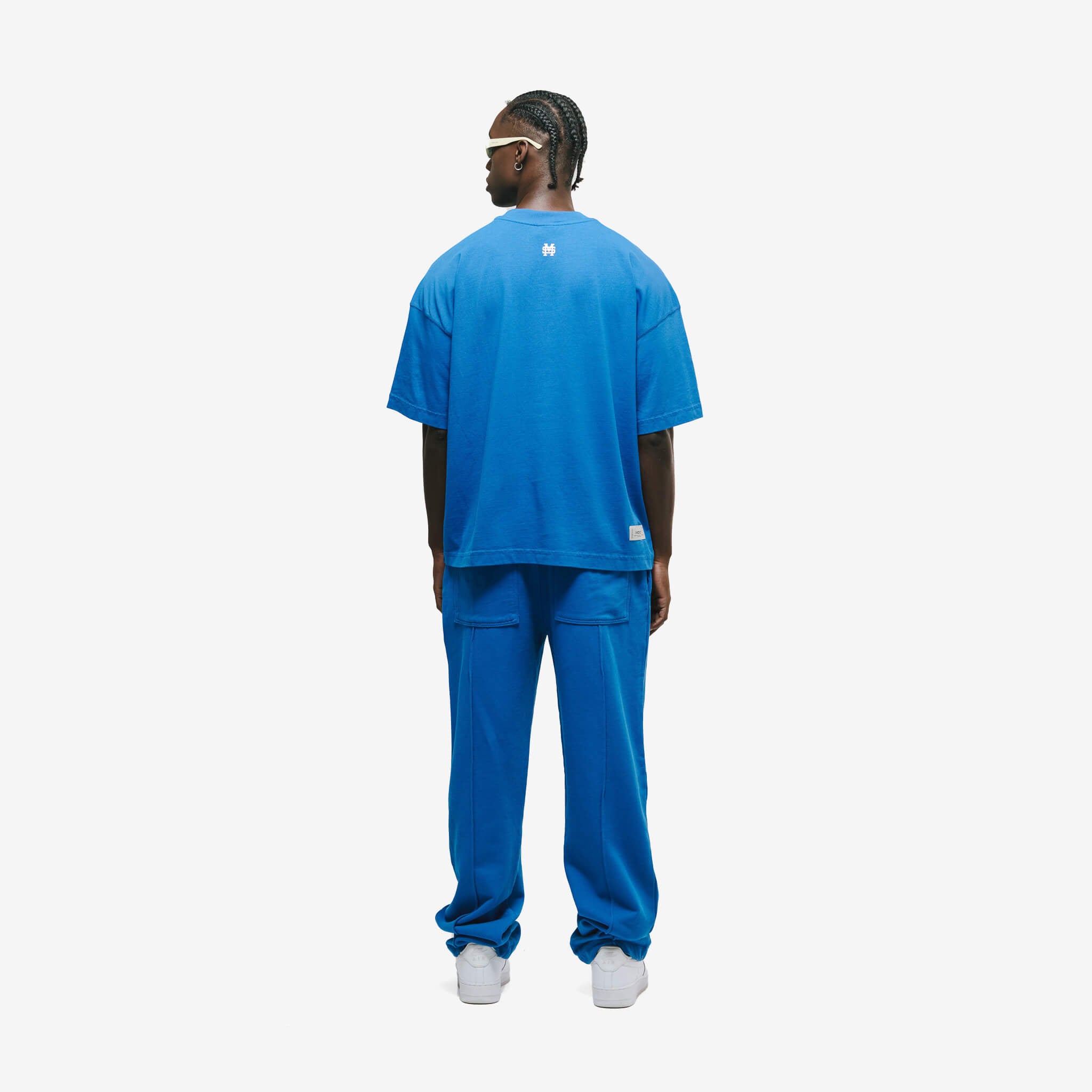 Monoic Camiseta Boxy Fit Básica V4 - Azul Cobalto