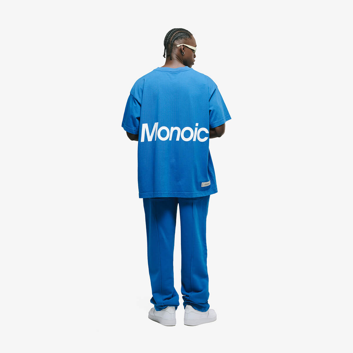 Monoic Camiseta Logo Oversized V4 - Azul Cobalto