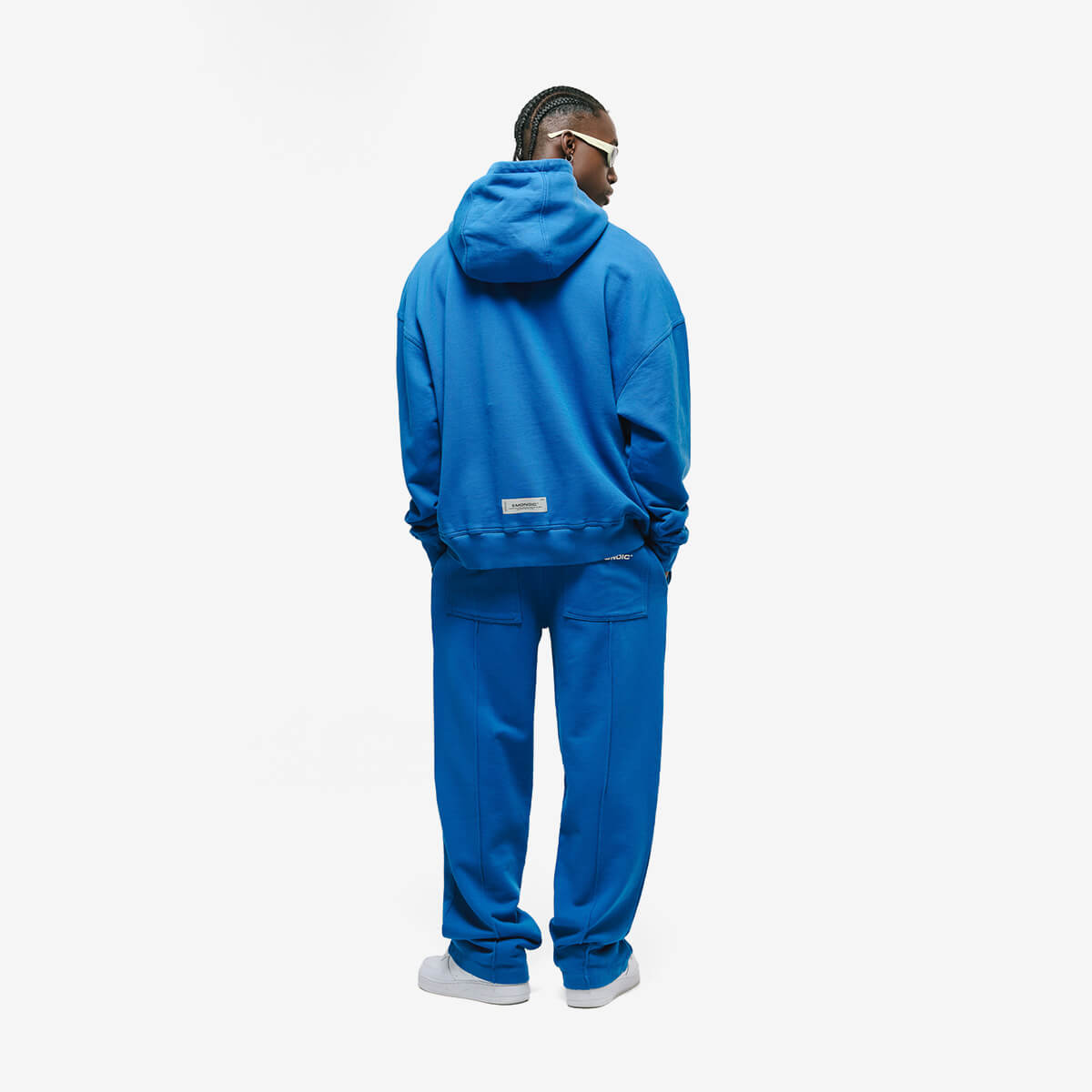 Monoic Hoodie Oversized Básico V4 - Azul Cobalto