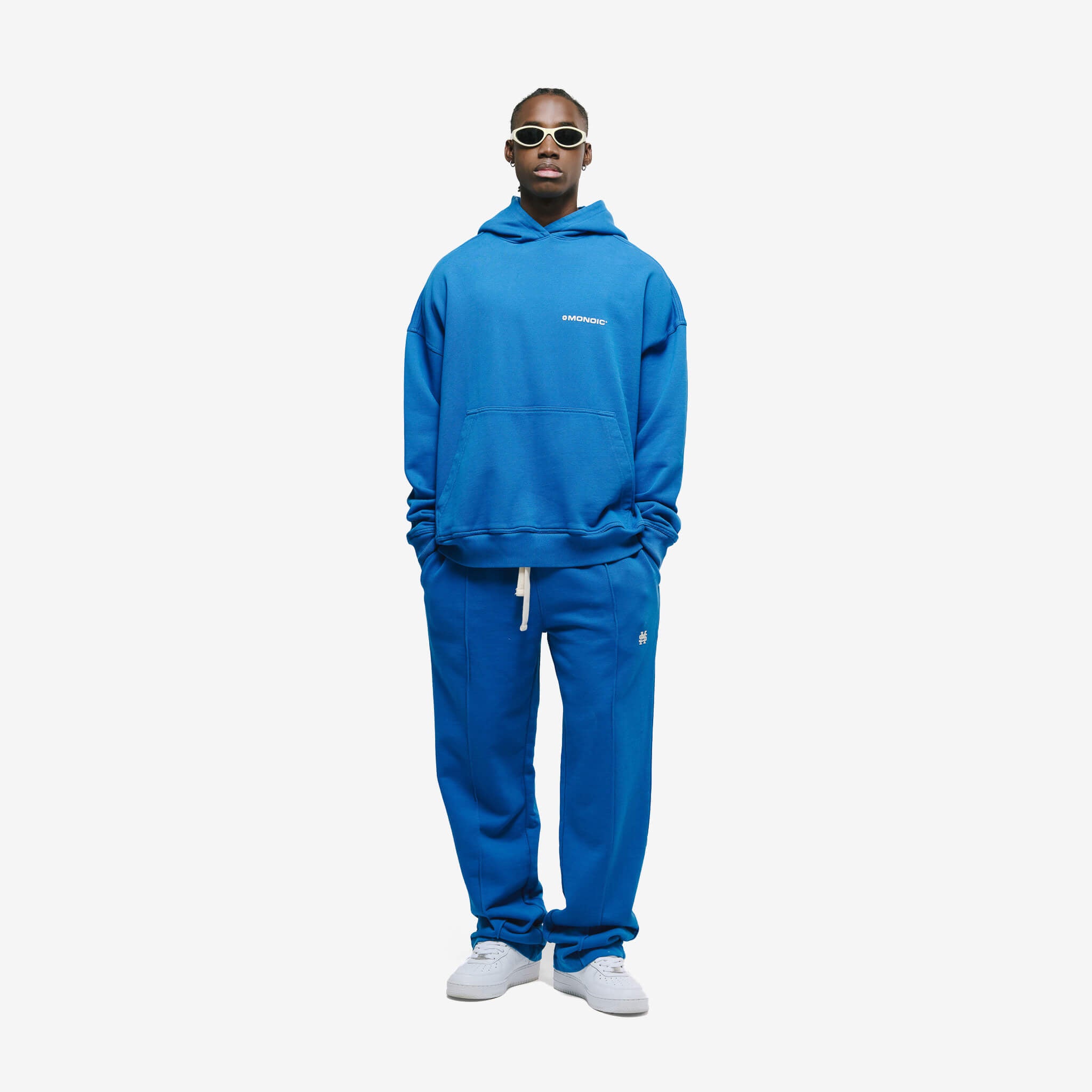 Monoic Hoodie Oversized Básico V4 - Azul Cobalto