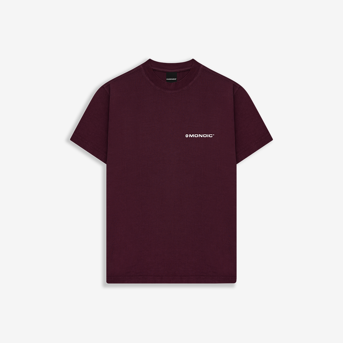 Monoic Camiseta Oversized Básica V3 - Vino Tinto