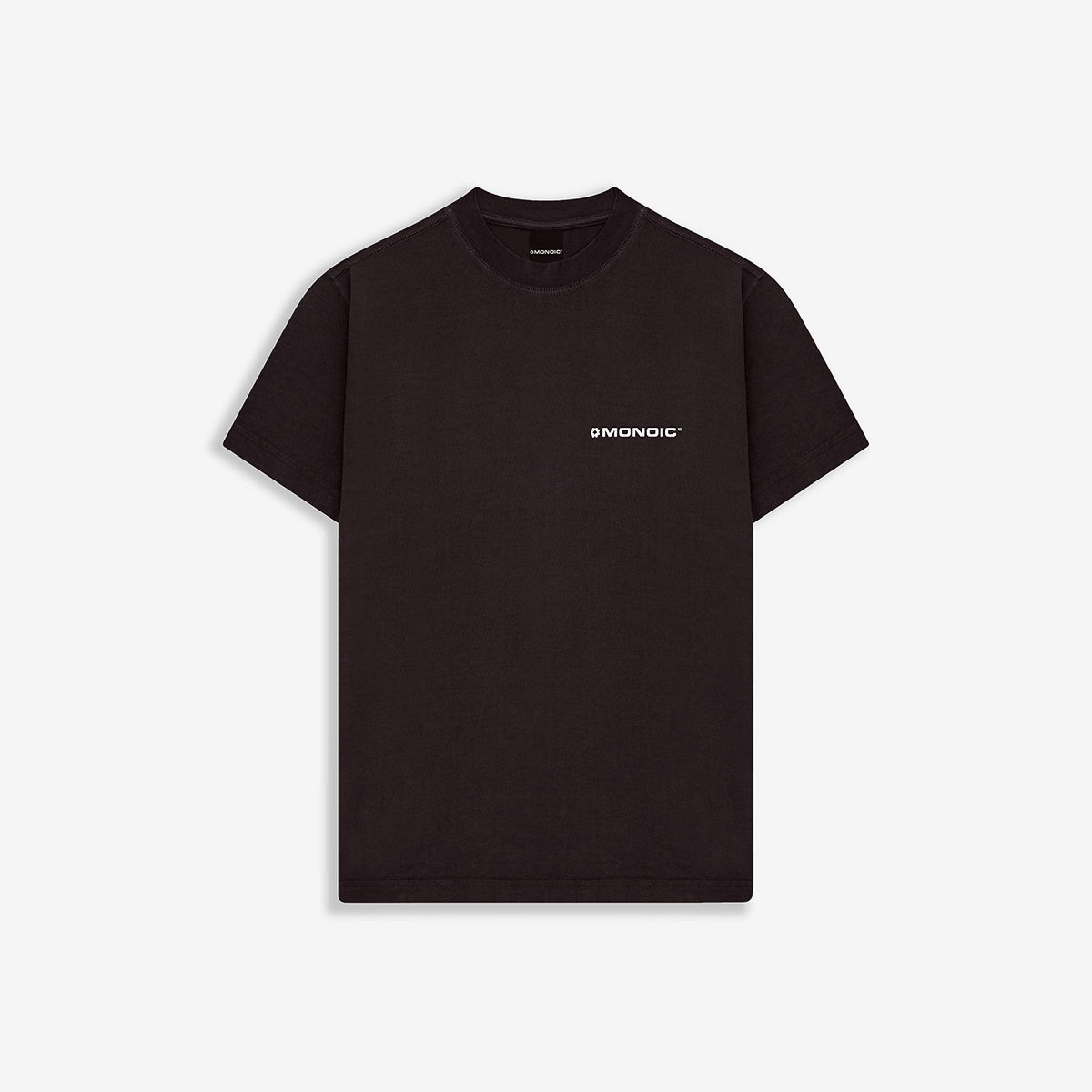 Monoic Camiseta Regular Fit Básica V4 - Café Chocolate