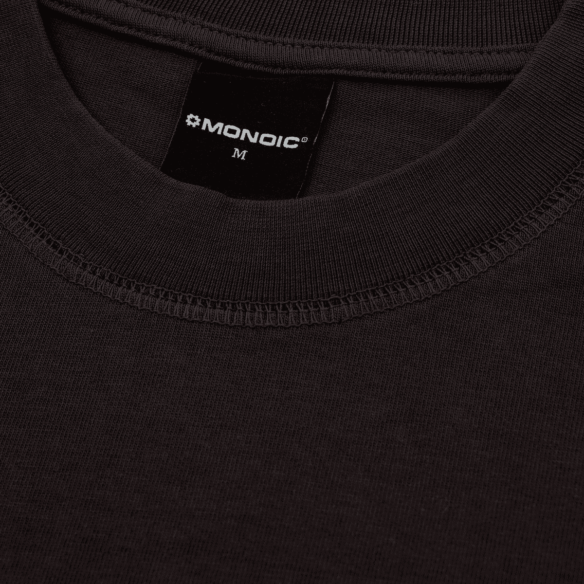 Monoic Camiseta Regular Fit Básica V4 - Café Chocolate