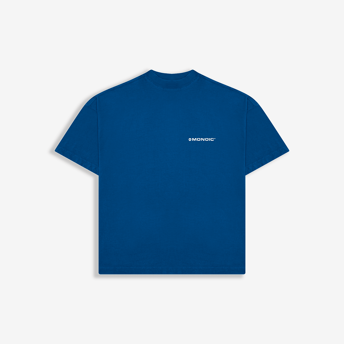 Monoic Camiseta Boxy Fit Básica V4 - Azul Cobalto
