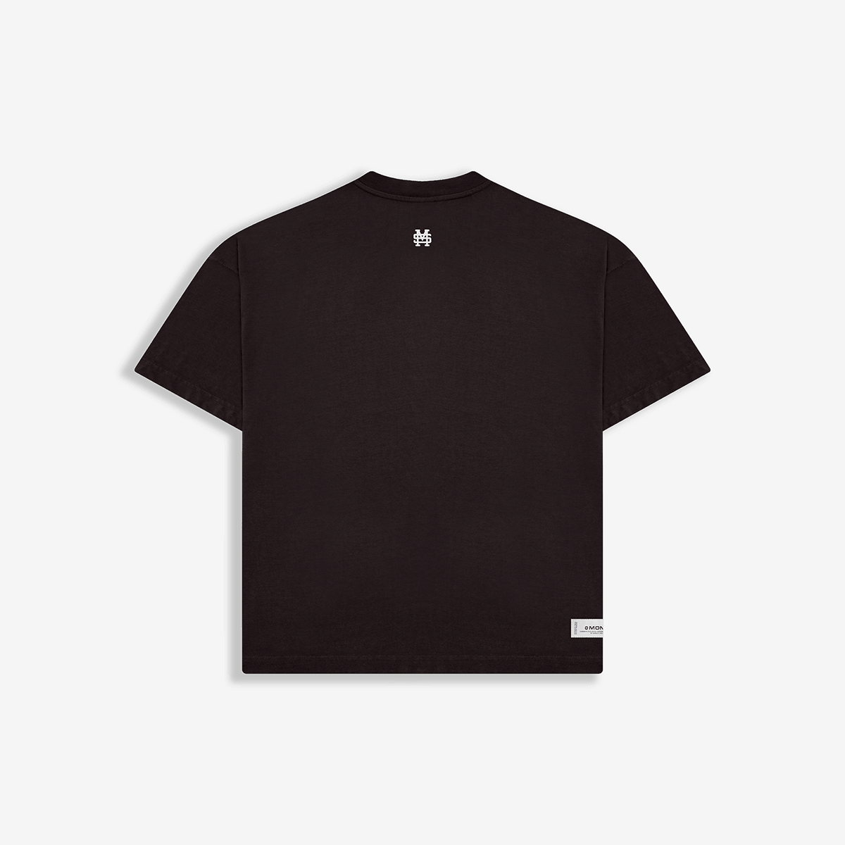 Monoic Camiseta Boxy Fit Básica V4 - Café Chocolate
