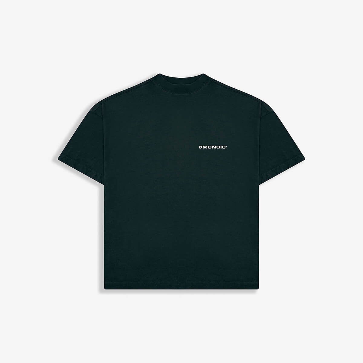 Monoic Camiseta Boxy Fit Básica V4 - Forest Green