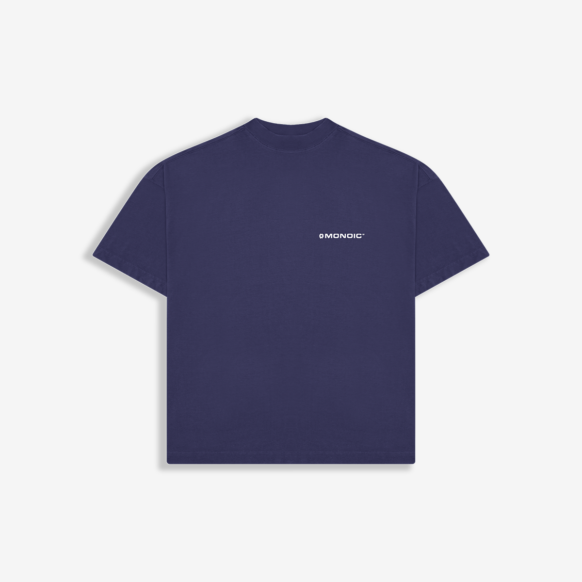 Monoic Camiseta Boxy Fit Básica V3 - Morado