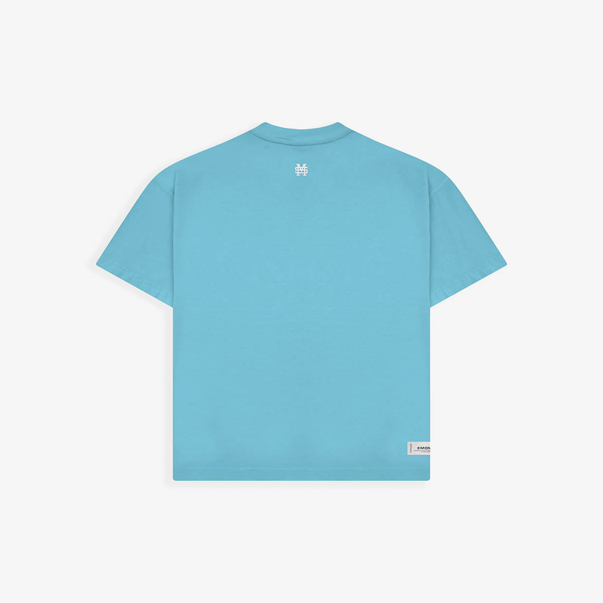 Monoic Camiseta Boxy Fit Básica V4 - Azul Claro