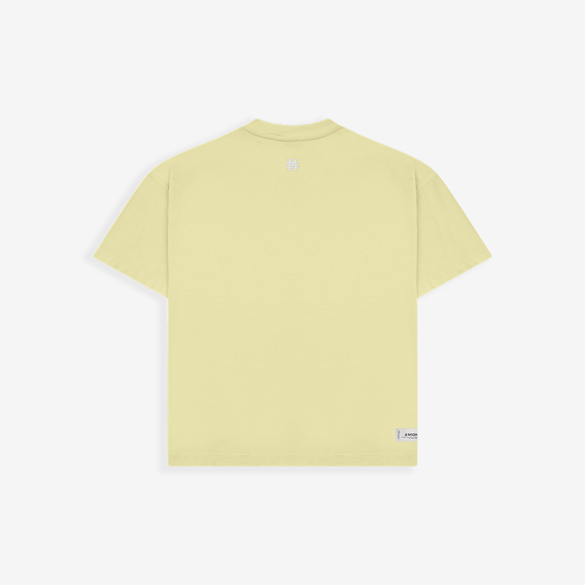Monoic Camiseta Boxy Fit Básica V3 - Amarillo