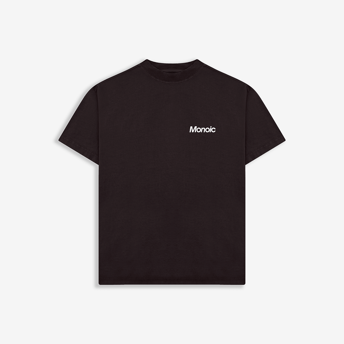 Monoic Camiseta Logo Oversized V4 - Café Chocolate