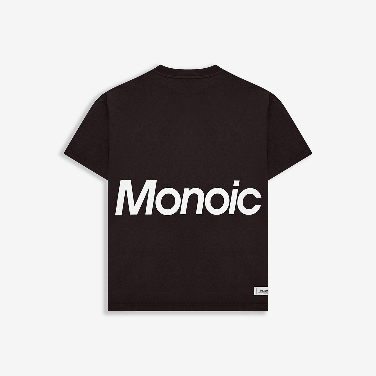 Monoic Camiseta Logo Oversized V4 - Café Chocolate