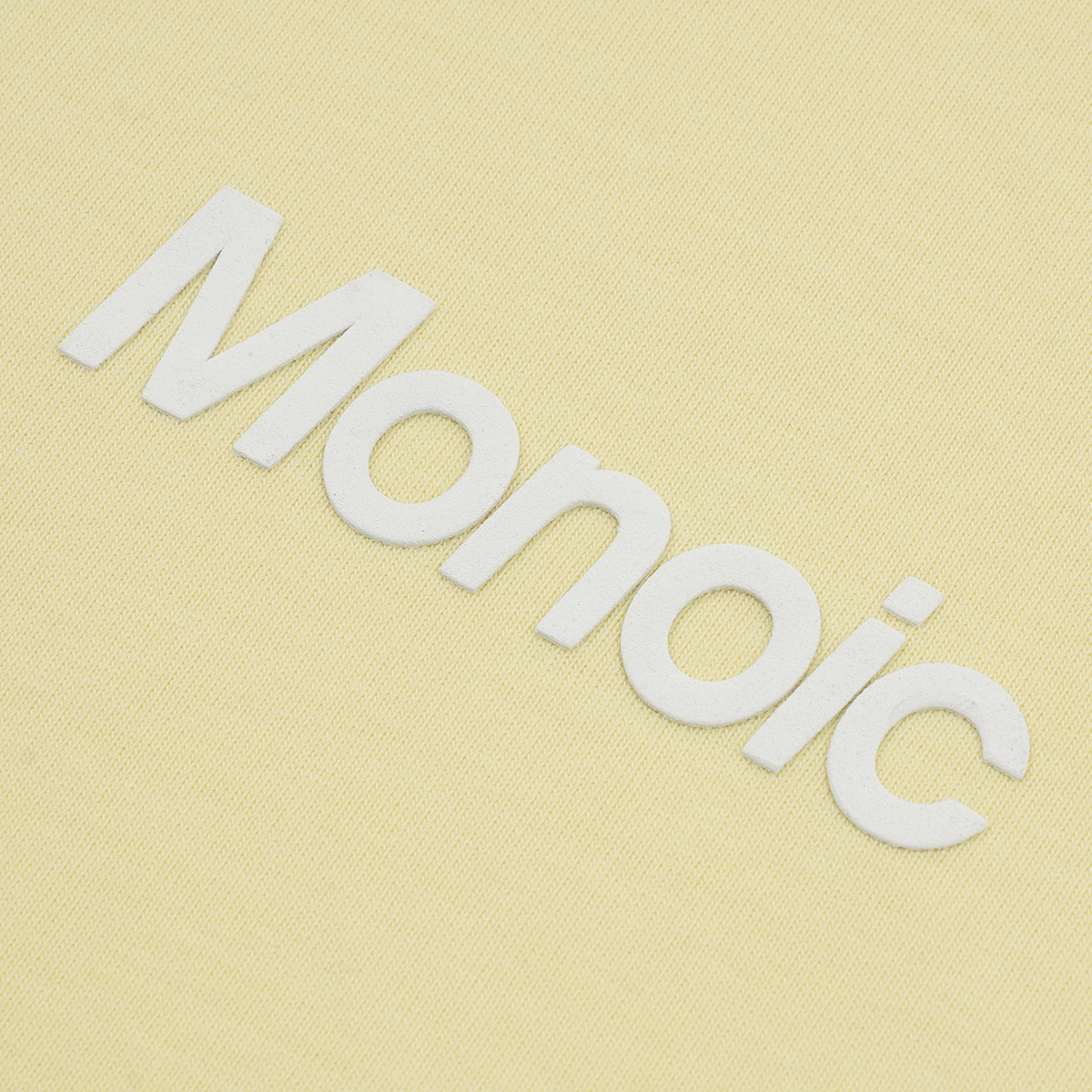 Monoic Camiseta Logo Oversized V3 - Amarillo