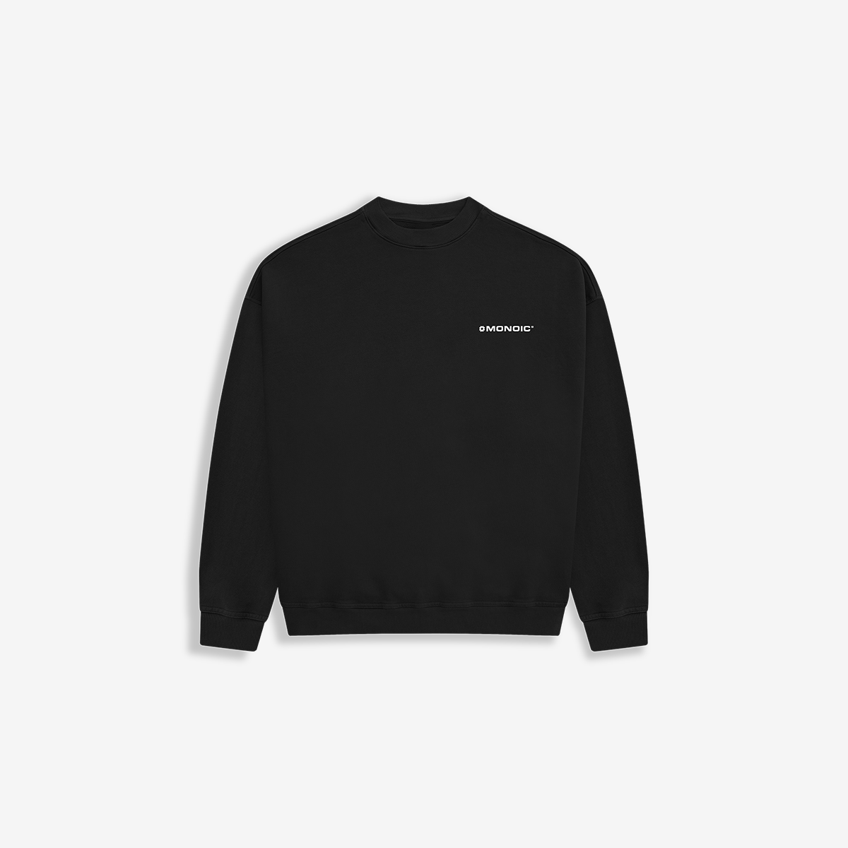 Monoic Crewneck V3- Negro Oscuro