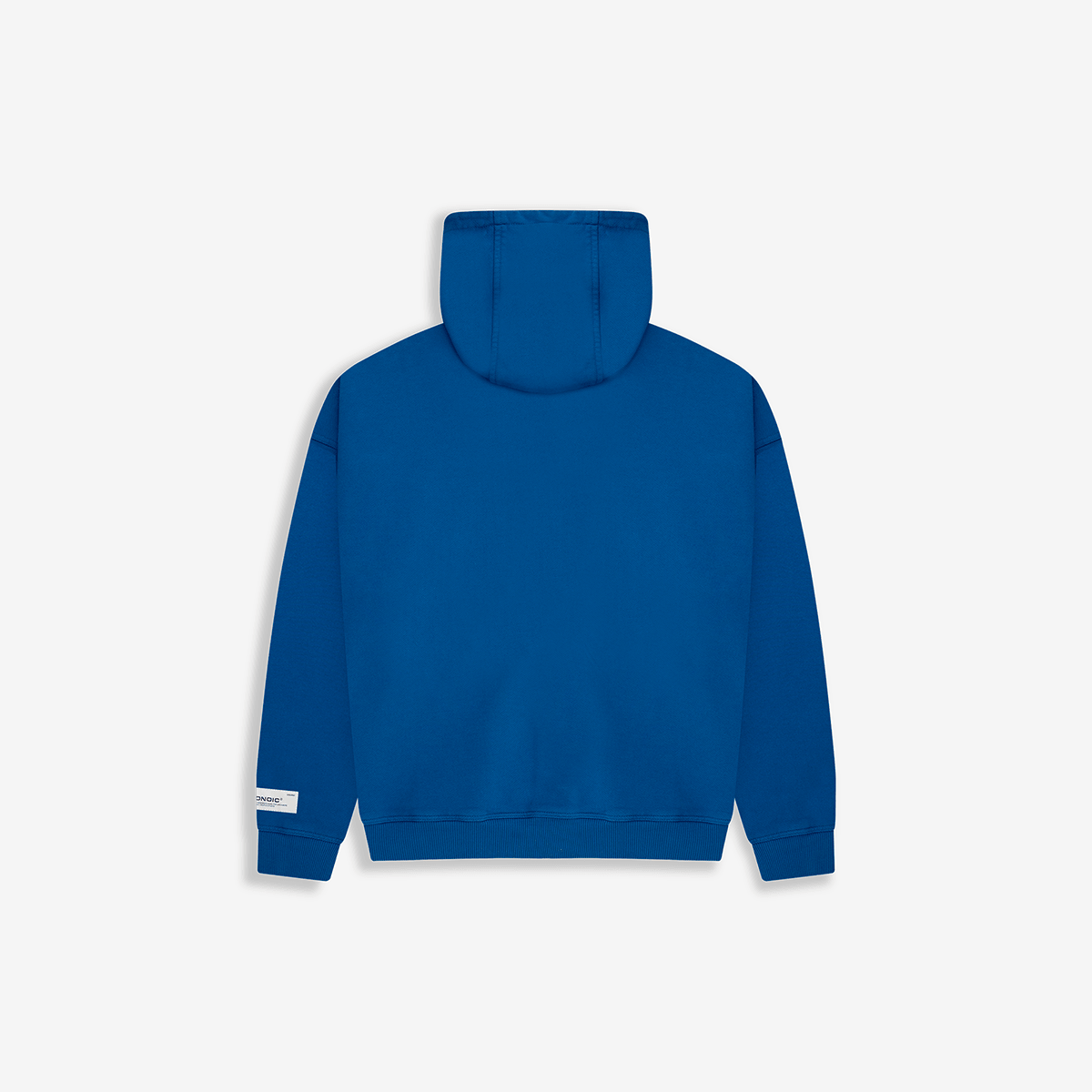 Monoic Zip Hoodie Oversized Básico V4 - Azul Cobalto