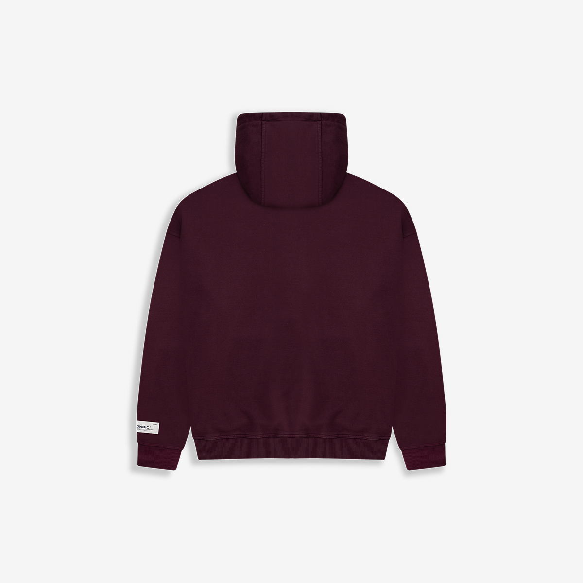 Monoic Zip Hoodie V3 - Vino Tinto