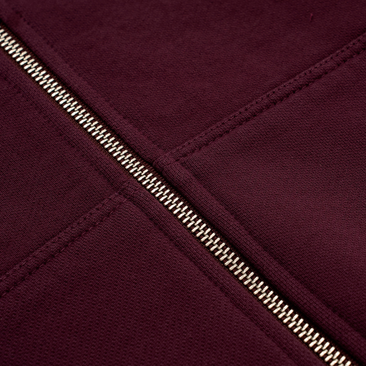 Monoic Zip Hoodie V3 - Vino Tinto