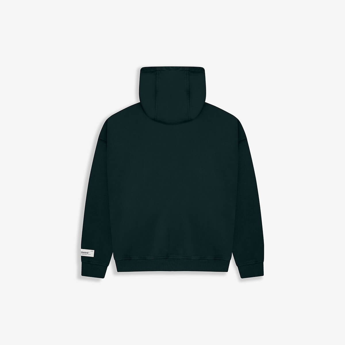 Monoic Zip Hoodie Oversized Básico V4 - Forest Green