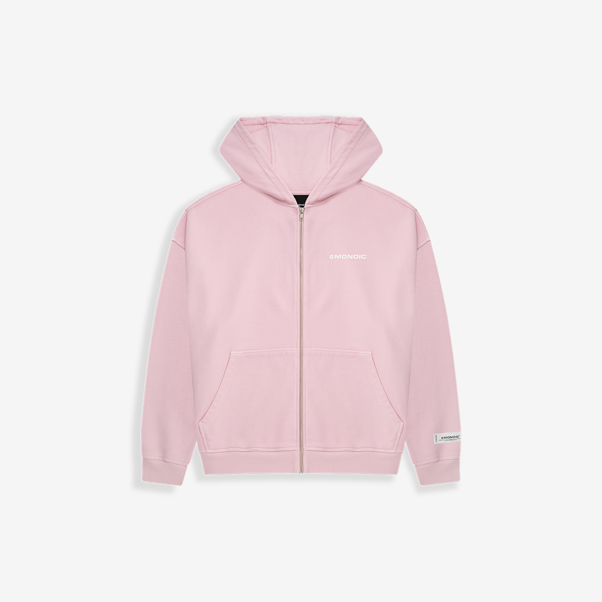 Monoic Zip Hoodie V3 - Rosado