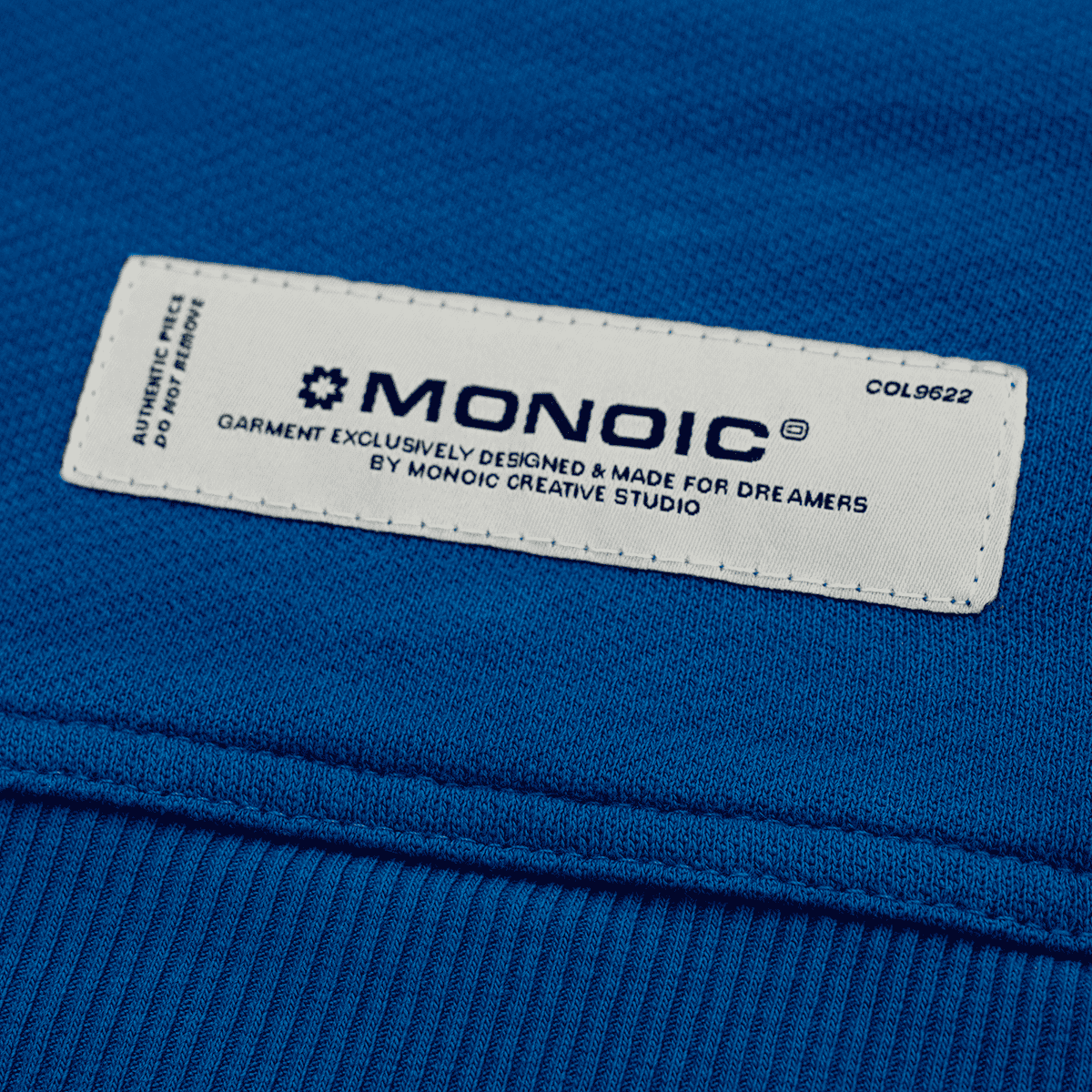 Monoic Hoodie Oversized Básico V4 - Azul Cobalto