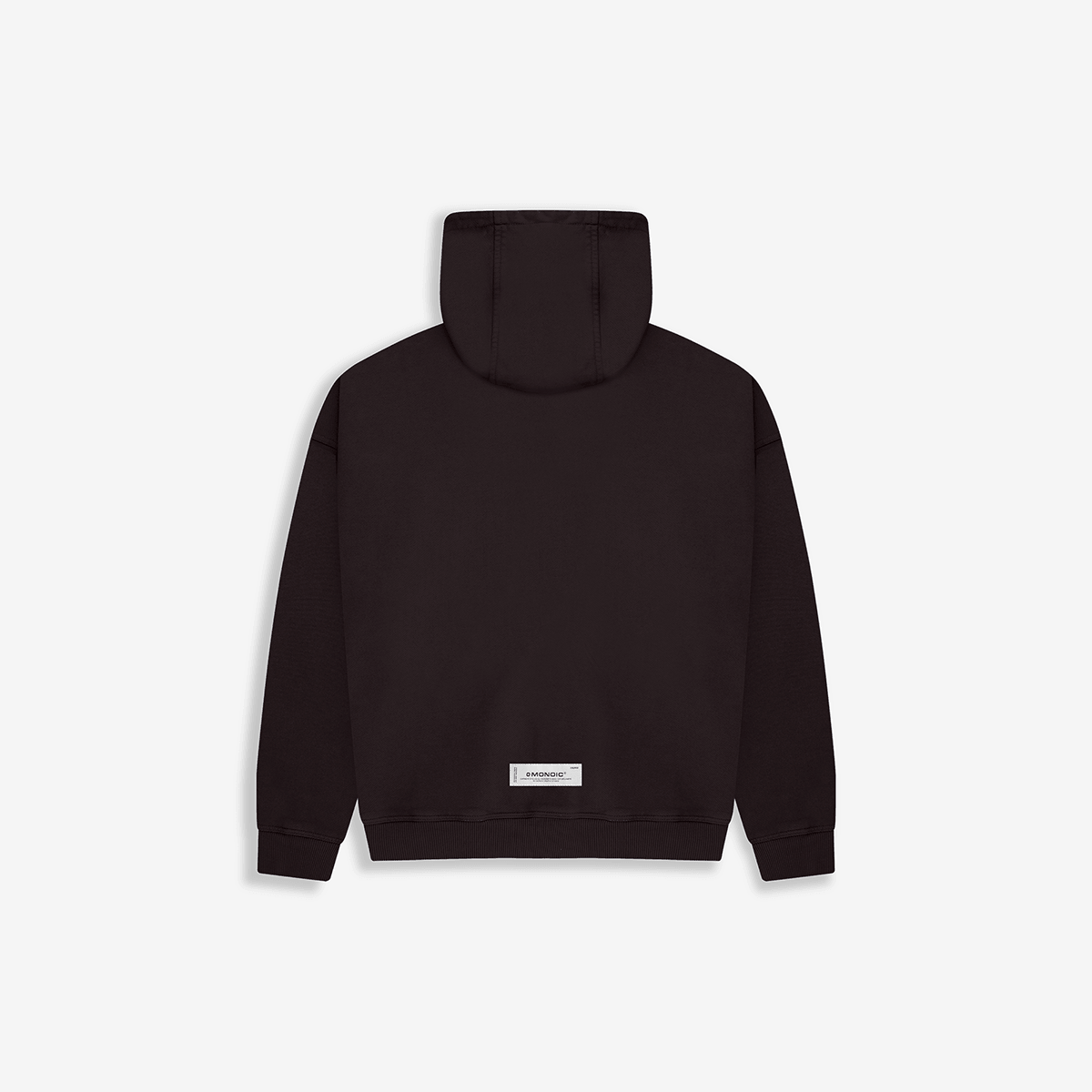 Monoic Hoodie Oversized Básico V4 - Café Chocolate