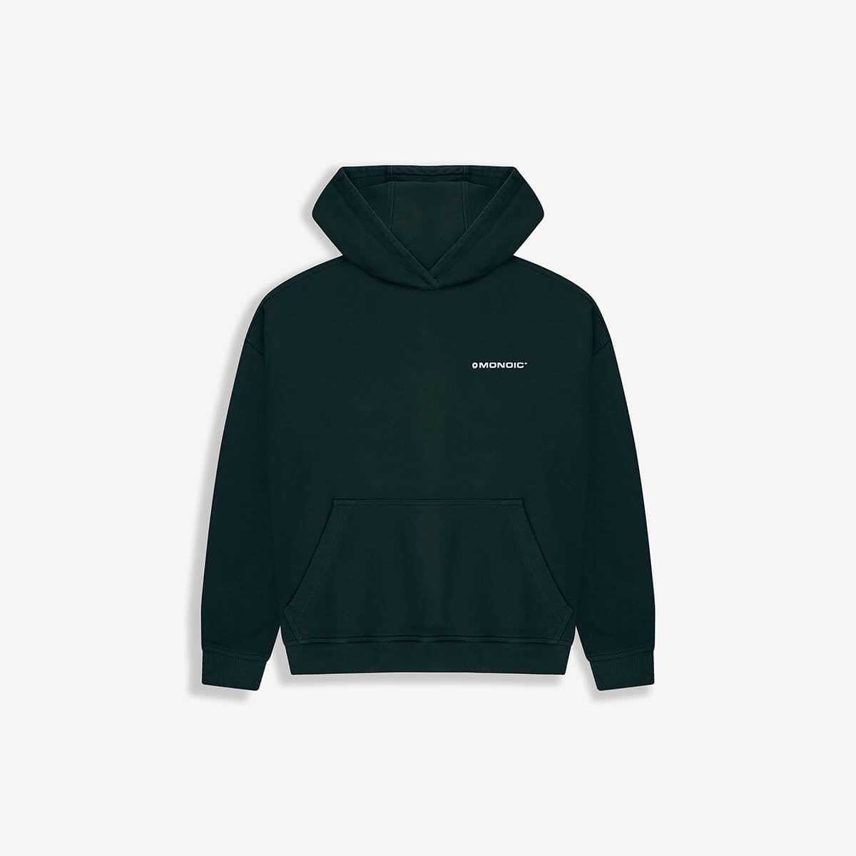 Monoic Hoodie Oversized Básico V4 - Forest Green
