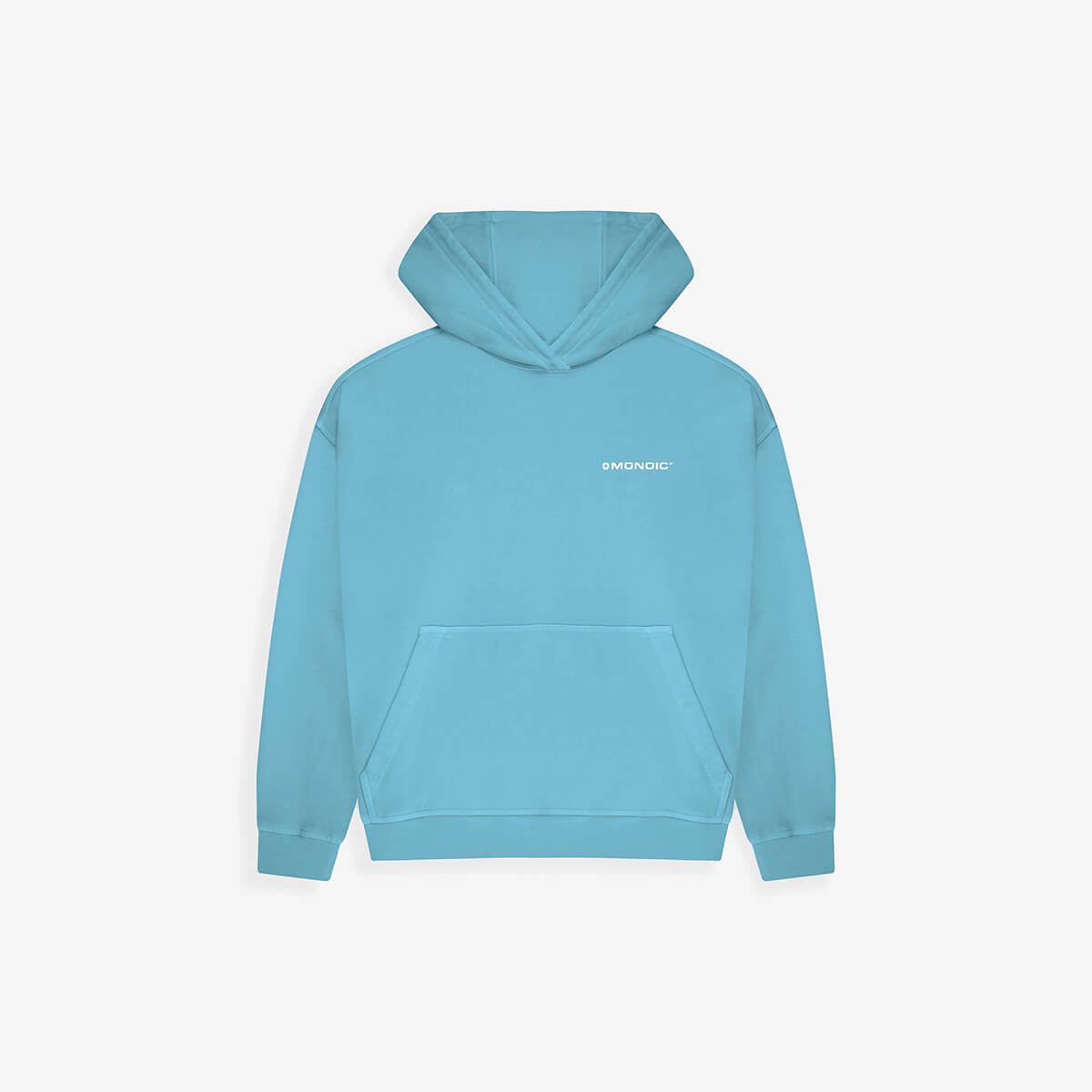 Monoic Hoodie Oversized Básico V4 - Azul Claro