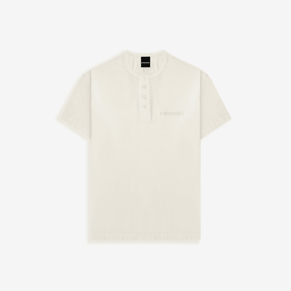 Monoic Camiseta Henley – Off White