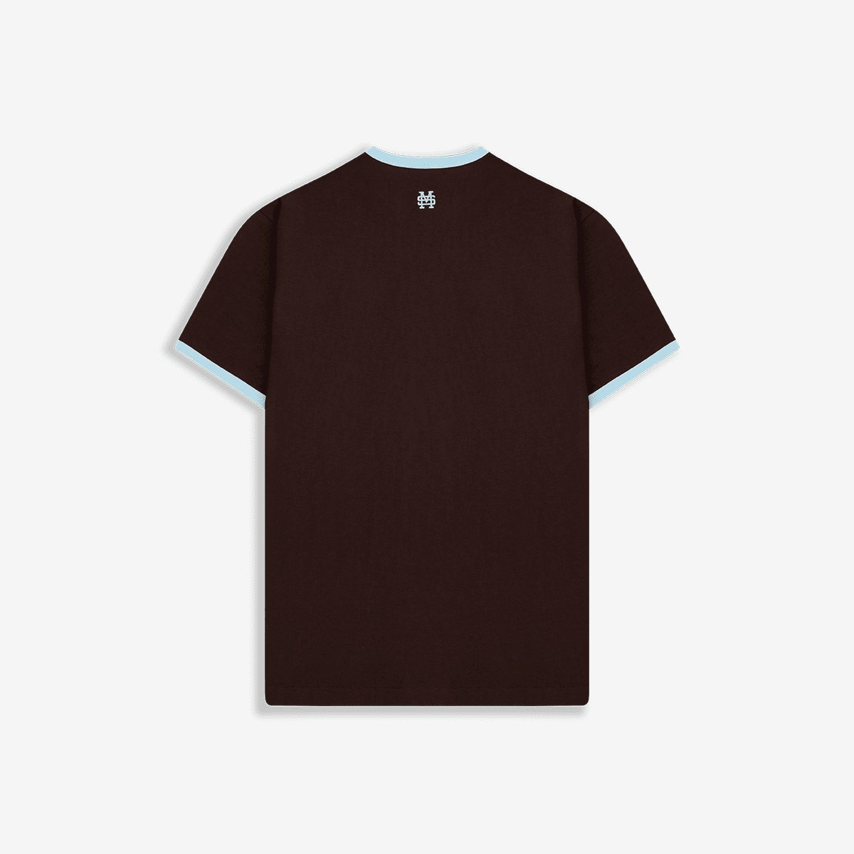 Monoic Camiseta Ringer Tee – Café y Azul