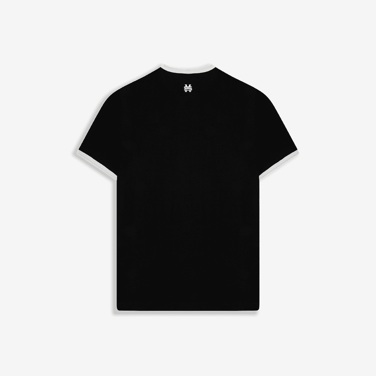 Monoic Camiseta Ringer Tee – Negro y Off White