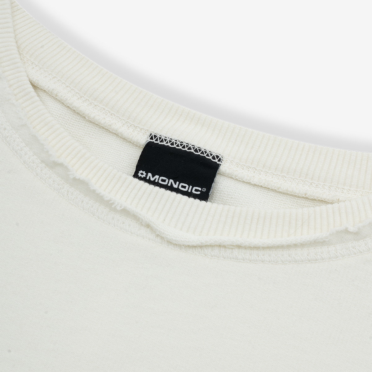 Monoic Long Sleeve Boxy T-Shirt – Off White