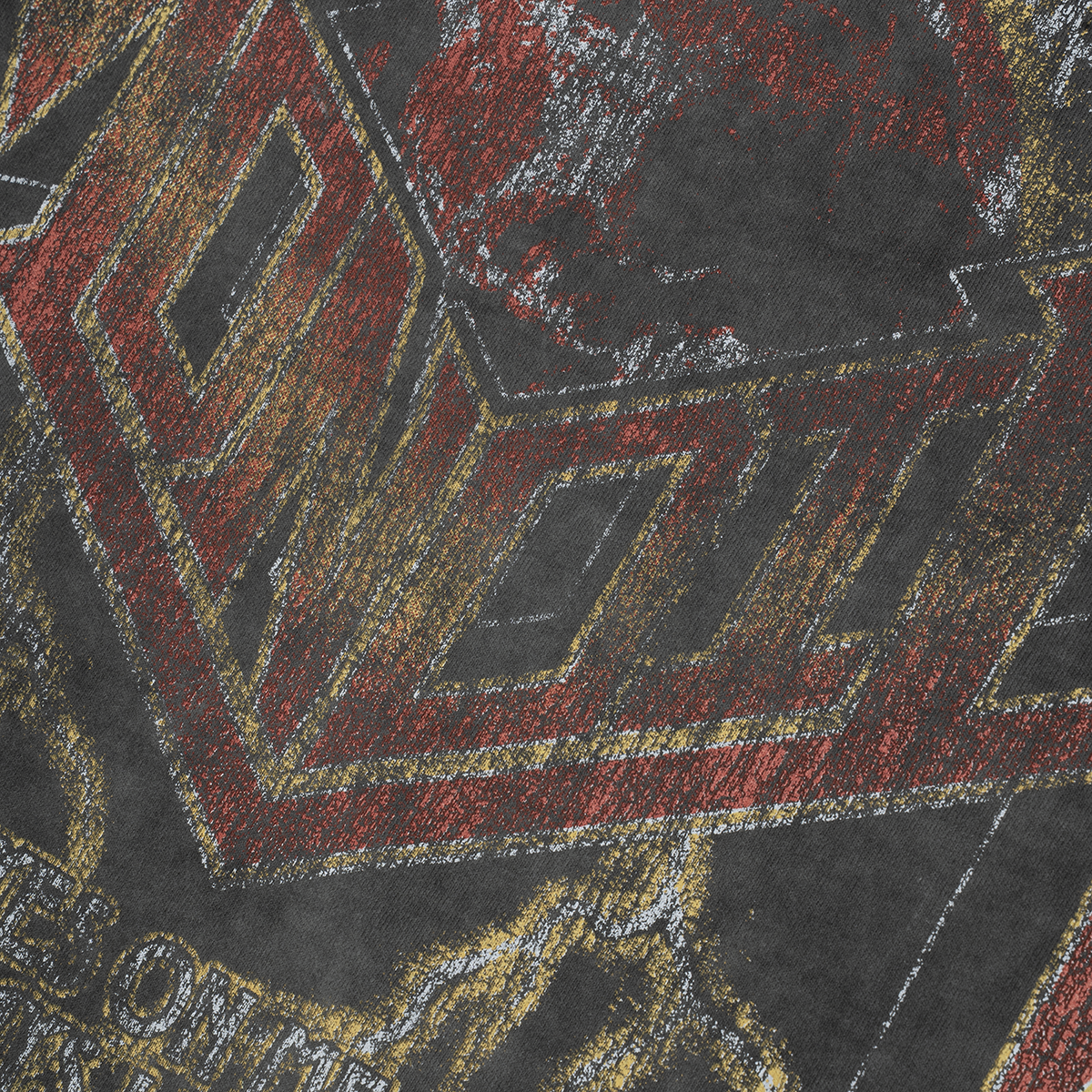 Monoic Camiseta Boxy Fit World Tour - Gris Desgastado (Exclusiva)