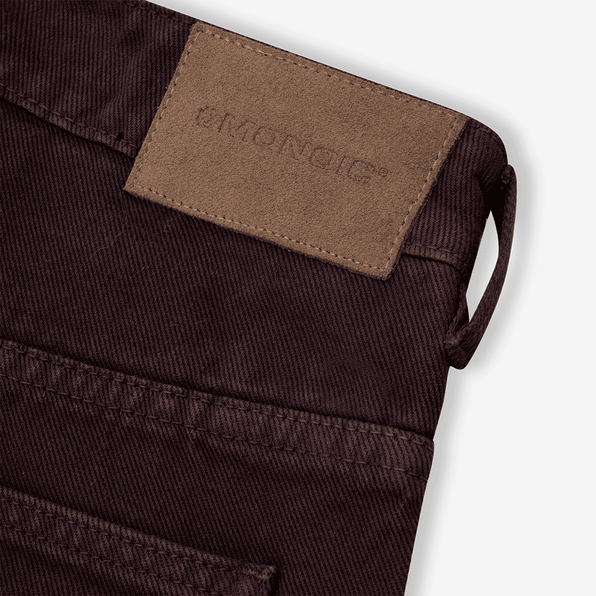 Monoic Pocket Straight Pants – Burgundy